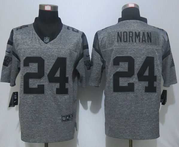 Nike Limited Carolina Panthers #24 Norman Men's Stitched Gridiron Gray Jerseys,We sell and wholesale Nike Limited Carolina Panthers #24 Norman Men's Stitched Gridiron Gray Jerseys on line form chian!